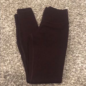 lululemon Maroon Wunder Under High Rise 28” - Sz 4
